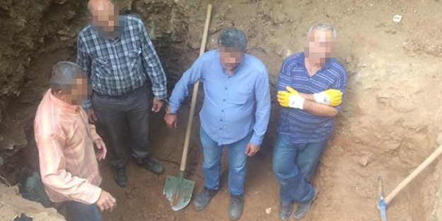 Kazdıkları çukurda enselendiler