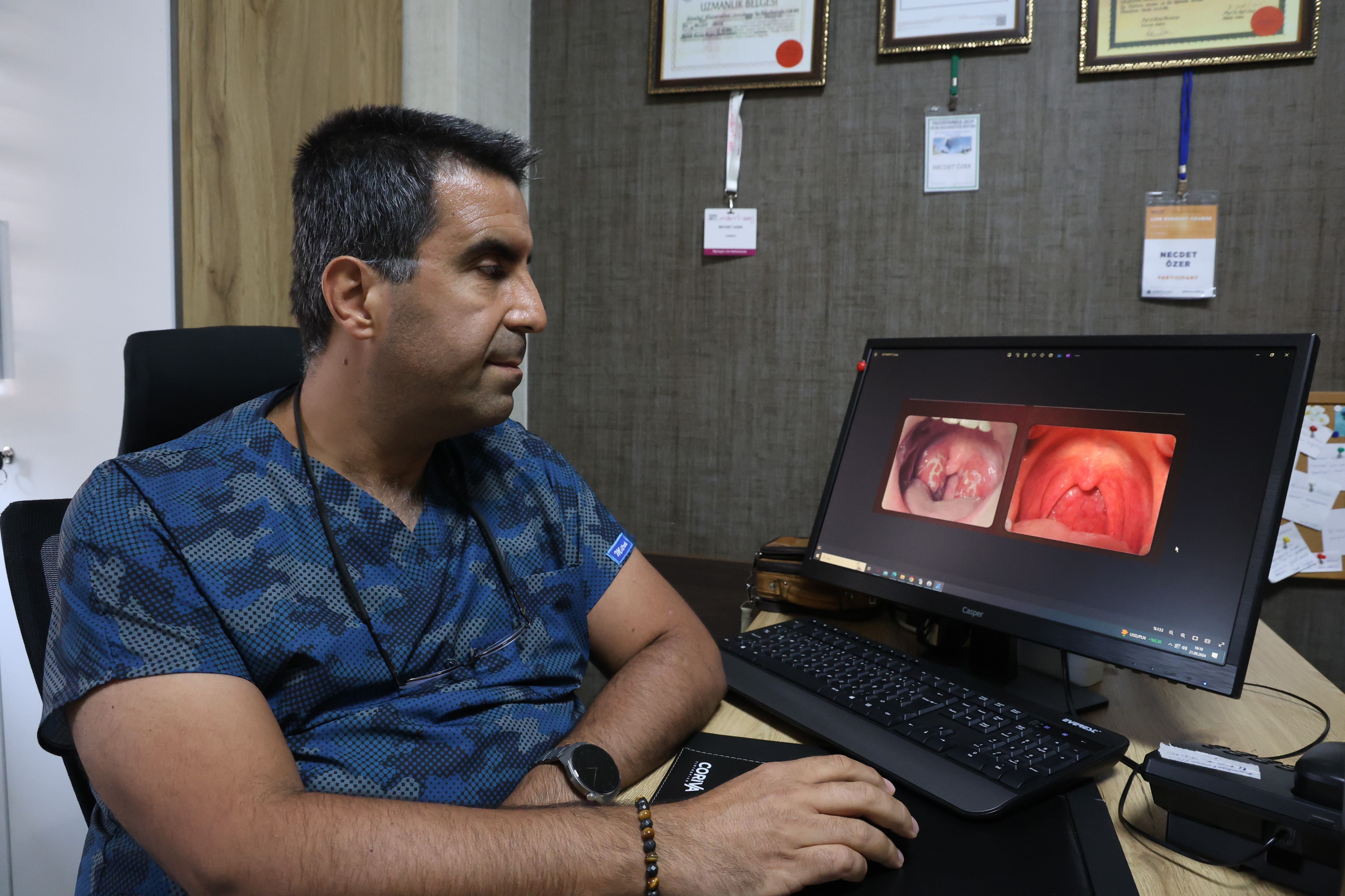 KBB Uzmanı Op. Dr. Özer: ''Kronik farenjit, özellikle yaz aylarında problem oluşturuyor''