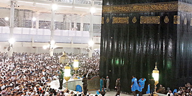Kâbe’de yağmur sevinci