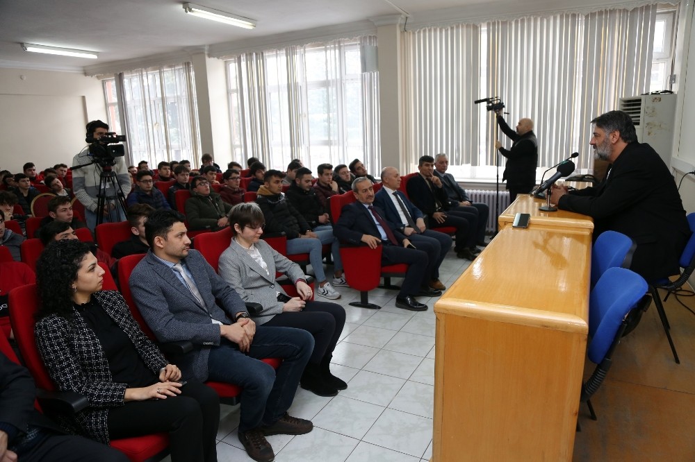 KBÜ Rektörü Polat, lise öğrencilerinin sorularını yanıtladı 