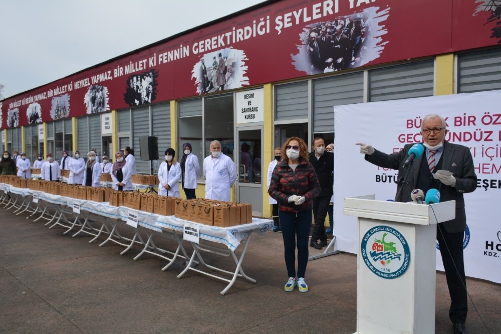 Kdz. Ereğli Belediyesi 45 bin haneye sağlık seti dağıtıyor 