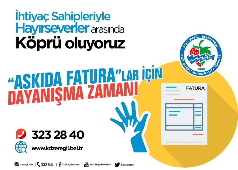 Kdz. Ereğli Belediyesi askıda fatura uygulaması başlattı 