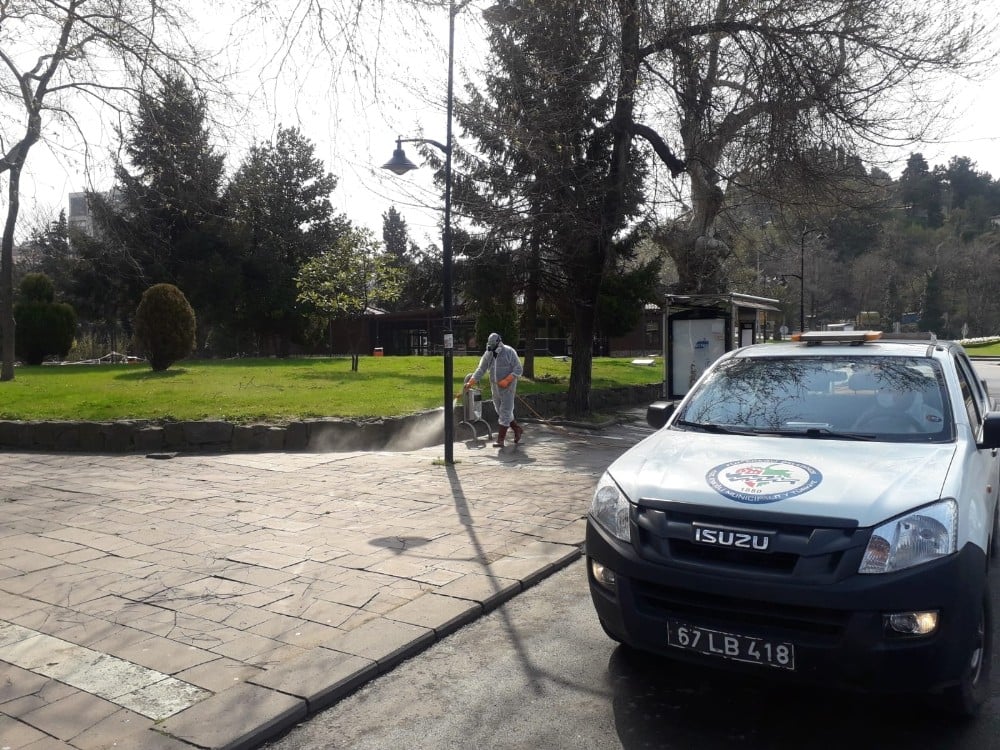 Kdz. Ereğli belediyesi dezenfekte çalışmalarını sürdürüyor 