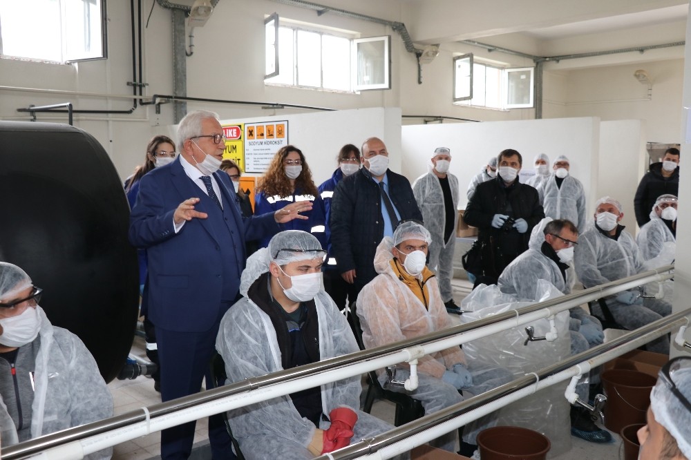 Kdz. Ereğli Belediyesi el dezenfektanı üretmeye başladı 