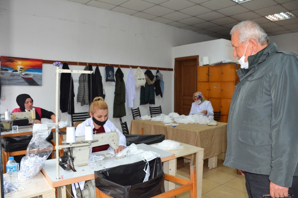 Kdz. Ereğli belediyesi maske üretimini hızlandırdı 