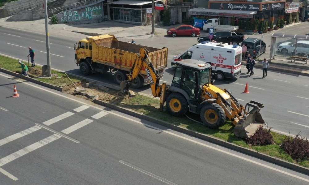 Kdz. Ereğli Belediyesi saha çalışmalarını sürdürüyor 