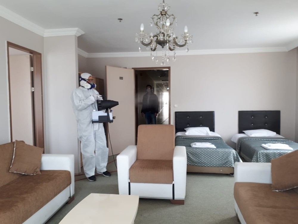 Kdz. Ereğli’de kurumlar dezenfekte ediliyor 