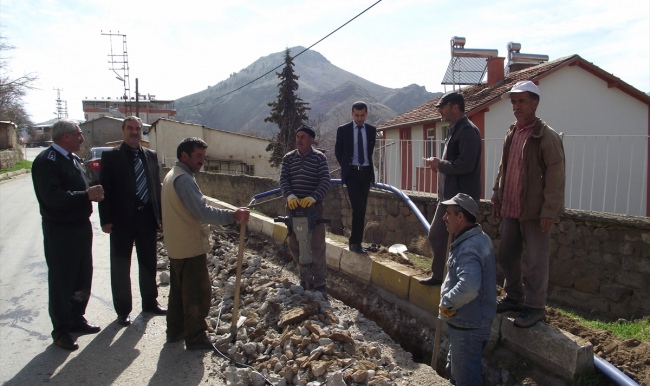 Keban Belediyesi, ilçeye kaynak suyunu getirdi