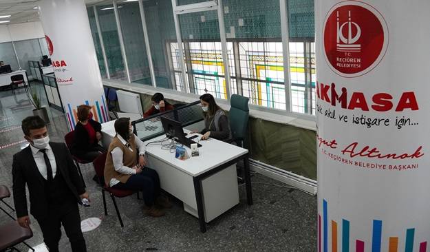 Keçiören Belediyesi 2021'de 71 bin 556 talebi karşıladı