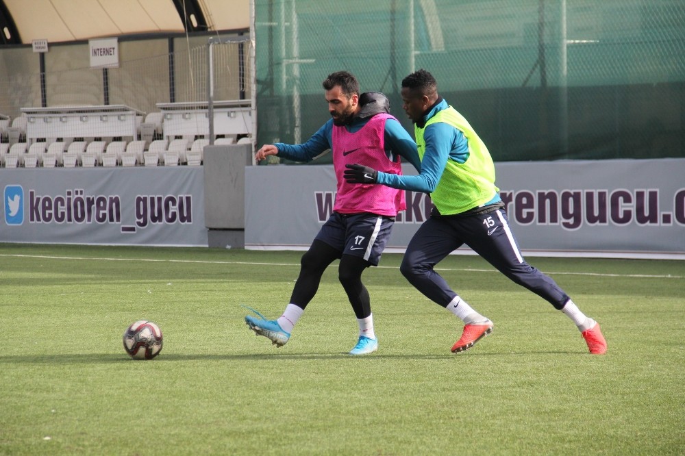 Keçiörengücü, İstanbulspor maçının hazırlıklarını sürdürüyor 