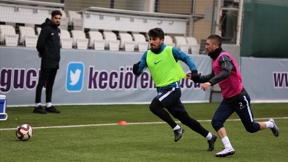 Keçiörengücü’nde Altay maçının hazırlıkları sürüyor 