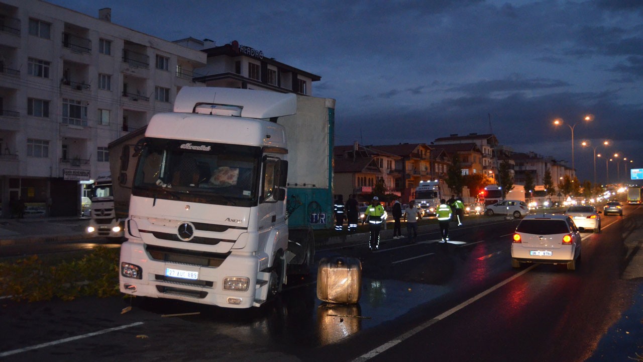 Kediye çarpmamak istedi, faciadan dönüldü!