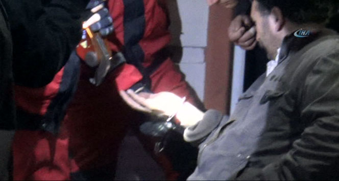 Kelepçeli oyun hastanede bitti