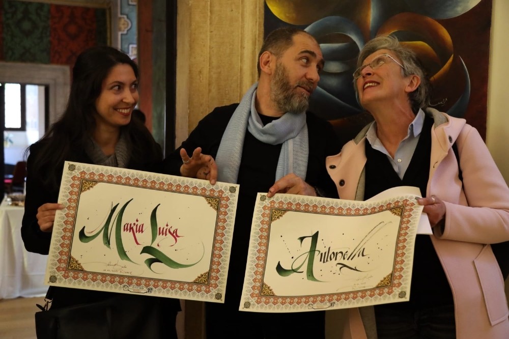 ‘Kelimenin kalbi’ sergisi Roma’da büyük ilgi gördü 