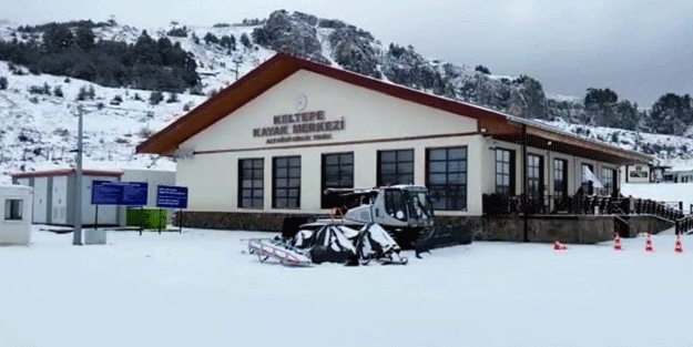 Keltepe beyaz örtüyle kaplandı