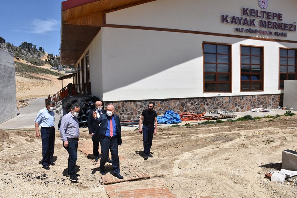 Keltepe Kayak Merkezi’nde çalışmalar sürüyor 
