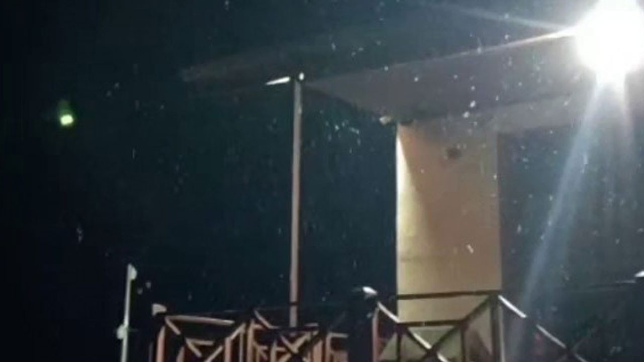 Keltepe Kayak Merkezi’ne mevsimin ilk karı düştü