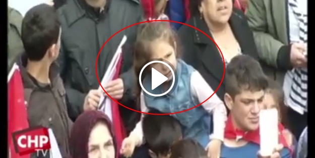 Kemal Kılıçdaroğlu'nu dinleyen küçük kıza dikkat!