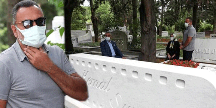 Kemal Sunal’ın mezarı başında fotoğraf krizi!
