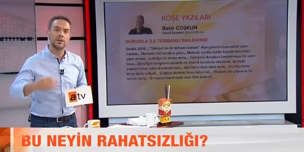 Kemalist Bekir Coşkun'u yobaz ilan etti!