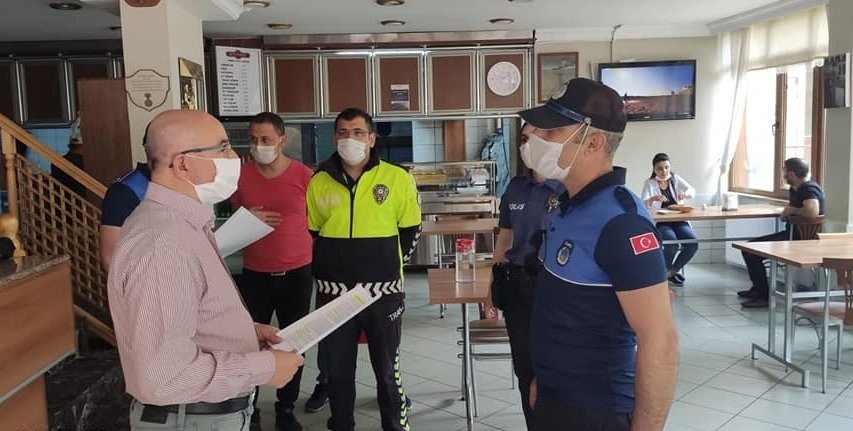 Kemaliye’de restoran, kafe ve pastaneler denetlendi 