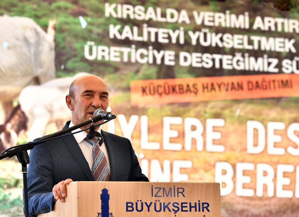 Kemalpaşalı üreticiye 126 küçükbaş hayvan hibesi 