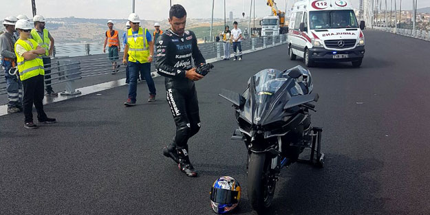 Sofuoğlu, Osmangazi Köprüsü'nü test etti!