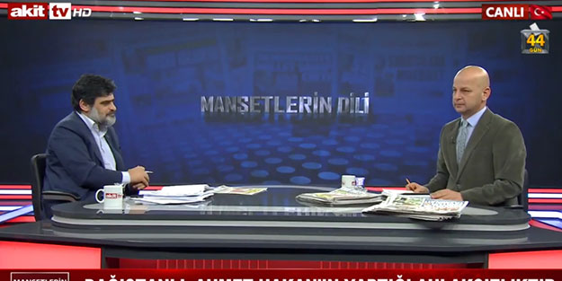 Kendi gazetesinde her gün baldır bacak gören Ahmet Hakan, Akit’e ahlak dersi vermeye kalkmasın!
