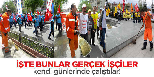 Kendi günlerinde çalıştılar