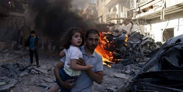 Kendi halkını bombalayan katil Esed'den akılalmaz 