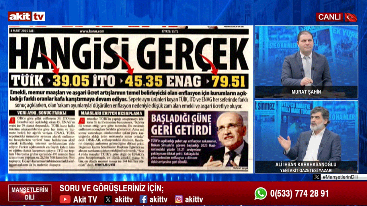 Kendi kendilerine duvara tosladılar! Solcuların enflasyon kılavuzu ENAG fena rezil oldu