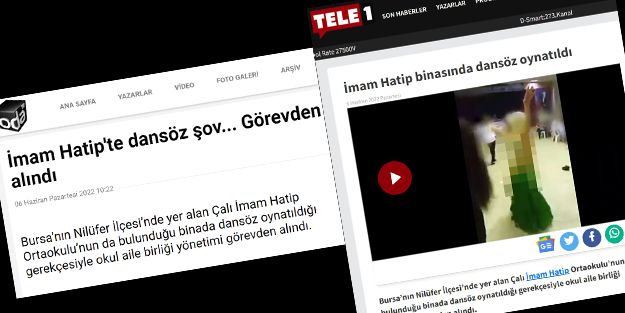 Kendi pisliklerini böyle örtbas ettiler! Laikçi kafadan “İmam hatipte dansöz” alçaklığı