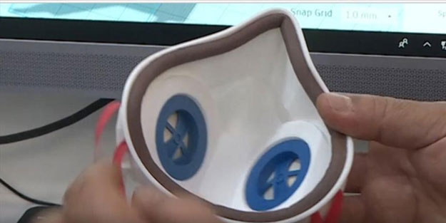 Kendini temizleyen maske üretildi