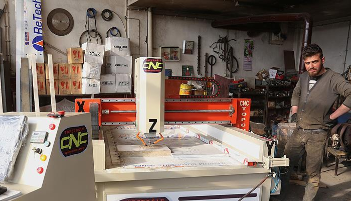 Kendisi için ürettiği CNC tezgahıyla ihracatçı oldu