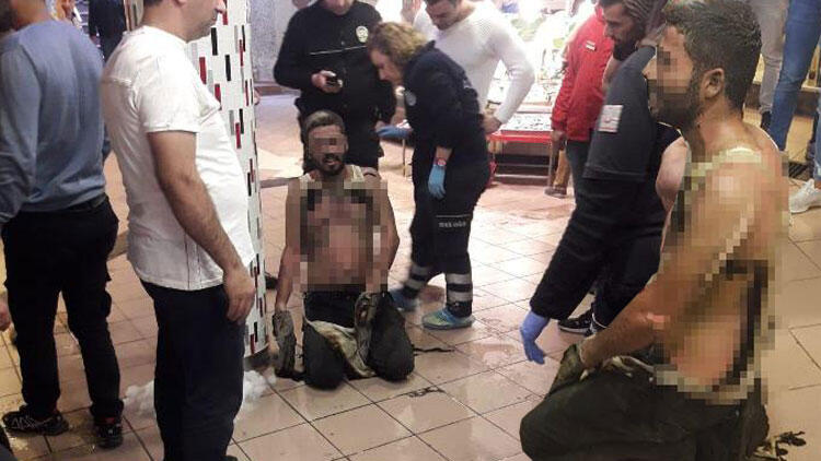 Kendisini ateşe verdi! Esnaflar yardımına koştu