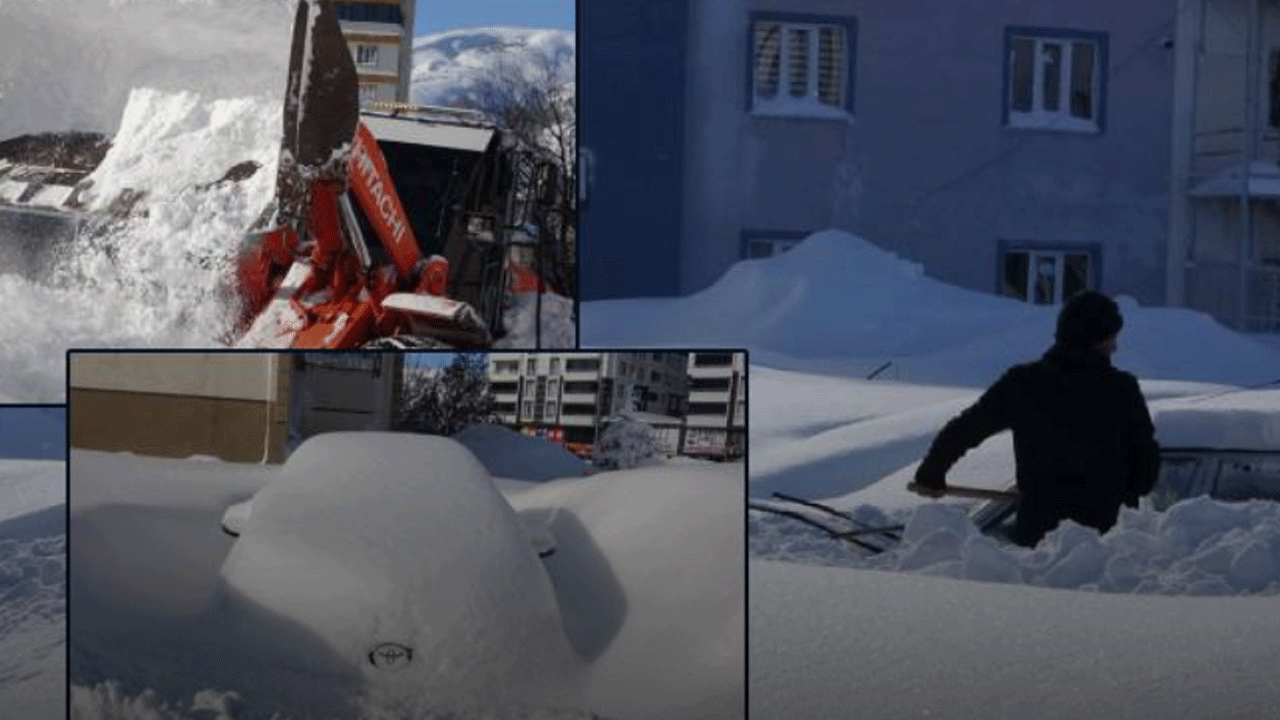 Kent esaret altında: Kar kalınlığı 2 metreyi aştı!