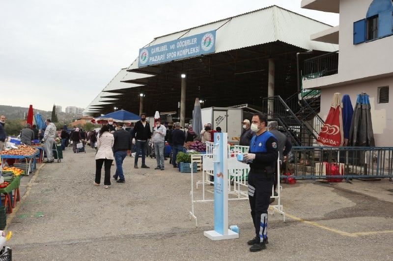 Kepez’in pazarlarına Korona virüs düzenlemesi 