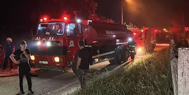 Kereste fabrikasındaki yangın kontrol altına alındı