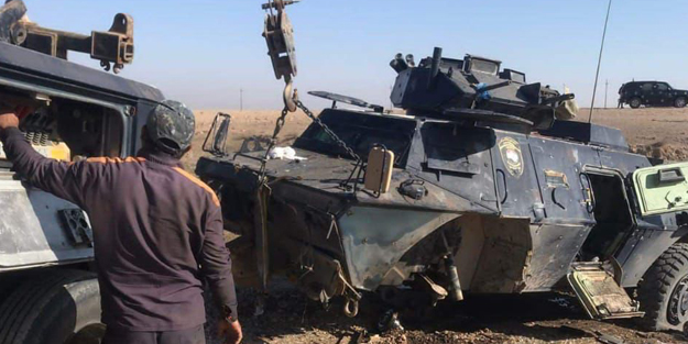 Kerkük'te polis aracının geçişi sırasında patlama! Saldırıyı terör örgütü DEAŞ üstlendi