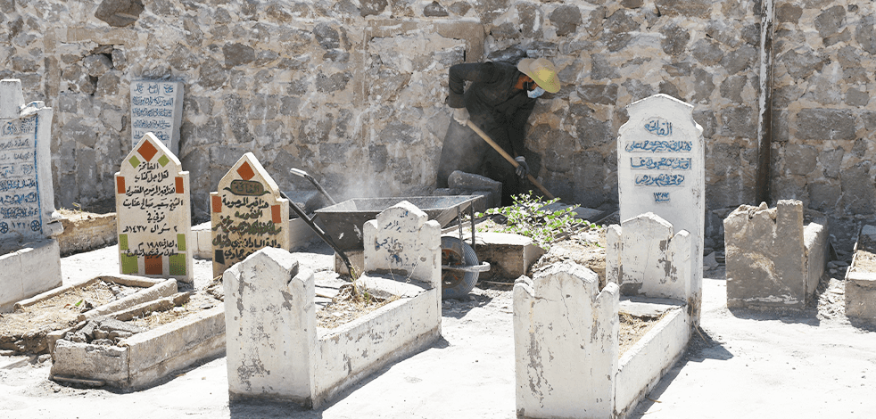 Kerkük’teki Türk Şehitliği TİKA tarafından yenilenmeye başladı