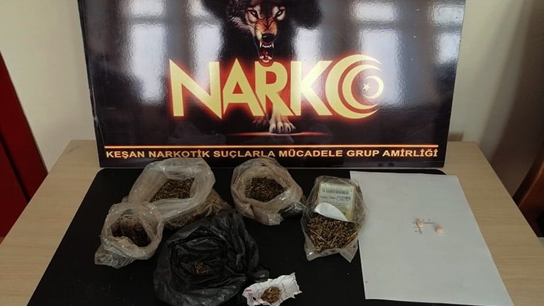 Keşan’da uyuşturucu satıcısı tutuklandı 