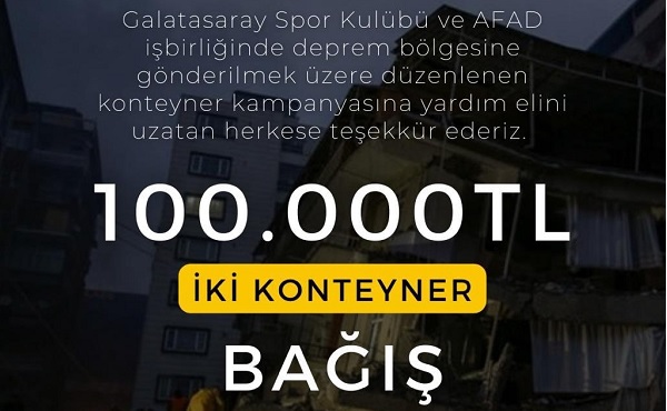 Keşanspor'dan 100 bin TL destek