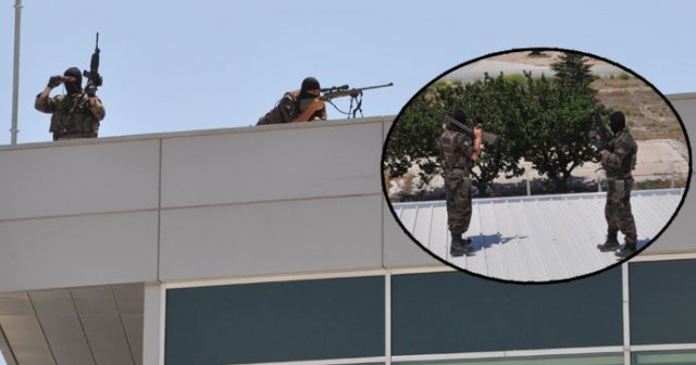 Keskin nişancılar Konya jet üssünde 'kuş uçurtmuyor'