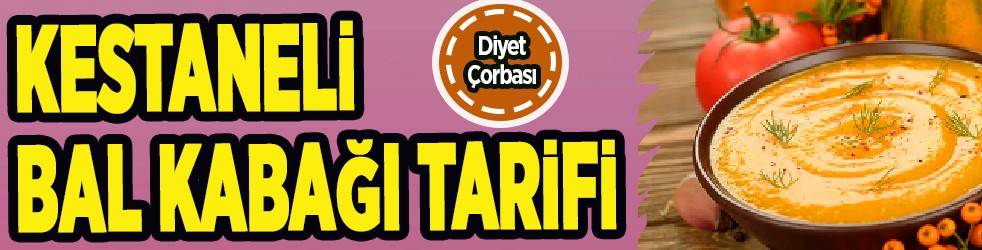 Kestaneli bal kabağı çorba tarifi
