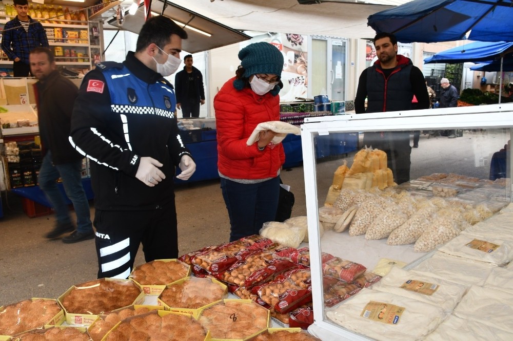 Kestel’de banka ve bankamatikler dezenfekte edildi 