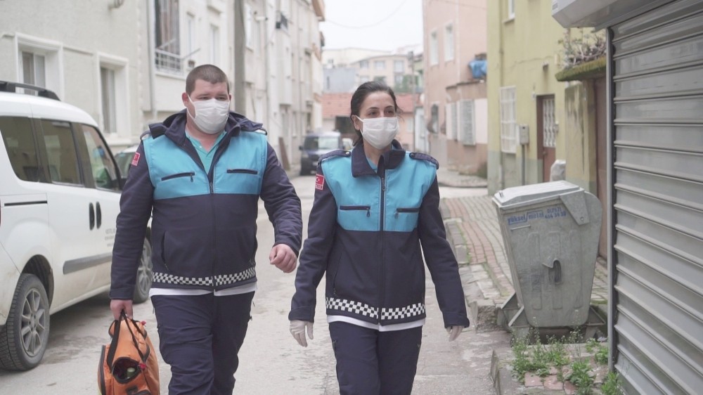 Kestel’de evde bakım ve sağlık hizmetleri devam ediyor 