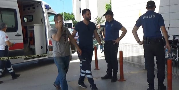 Kestiği odun parçası gözüne girdi