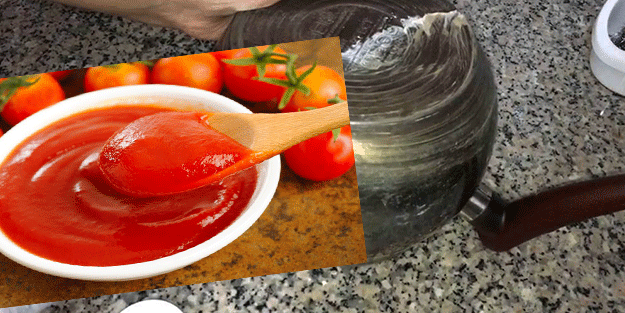 Ketçabı tencerenizin dışına sürerseniz...