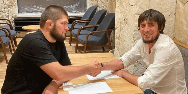 Khabib futbolculuk kariyerine başlıyor! İmzayı attı