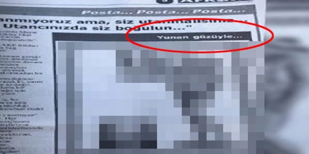 Kıbrıs gazetesinden Cumhurbaşkanı Erdoğan'a küstah hakaret